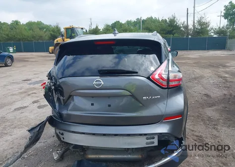 2017 Nissan Murano Sv из США, поврежденный, VIN 5N1AZ2MH3HN163953